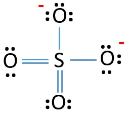SO42- lewis structure